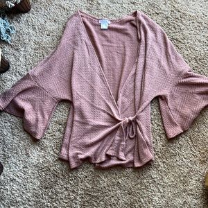 Venus bell sleeve wrap top.